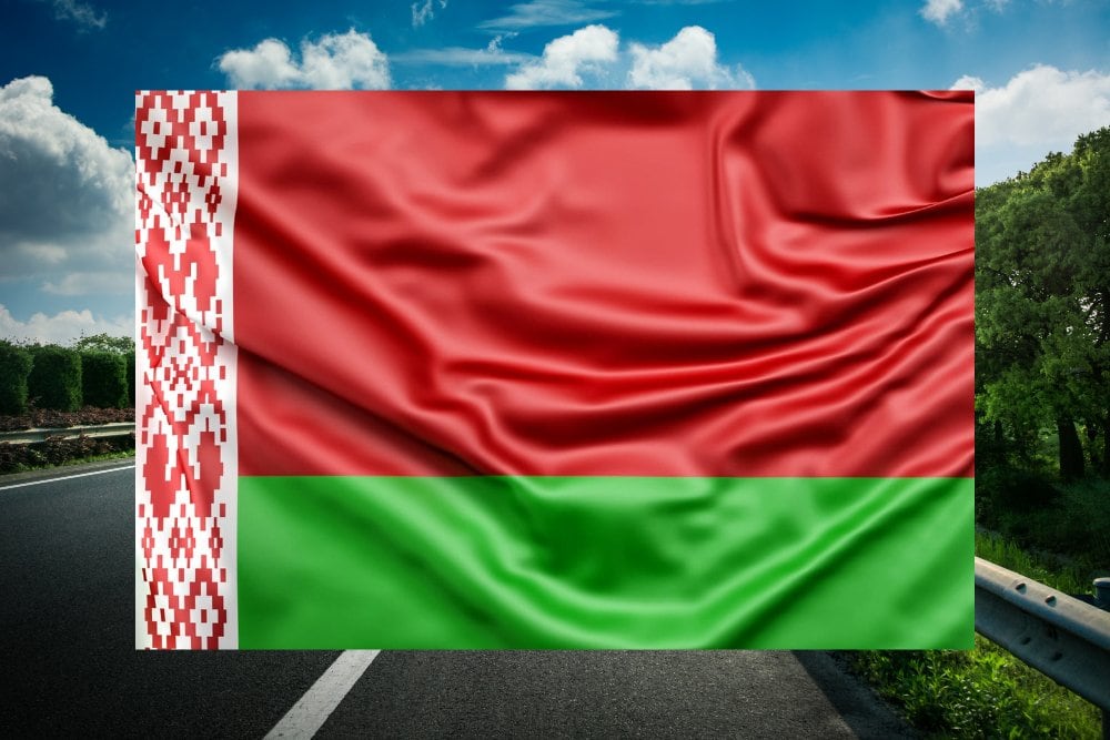 Dálniční známka v Bělorusku Dálniční známka v Bělorusku