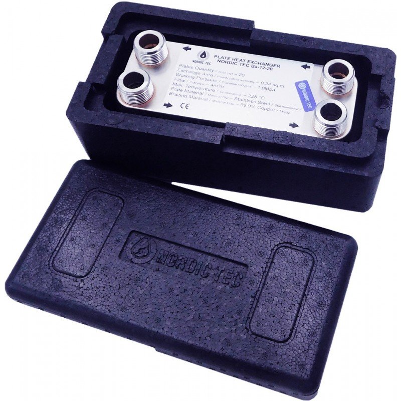 Výměník tepla B1 12 20 ¾ 5–20 kW