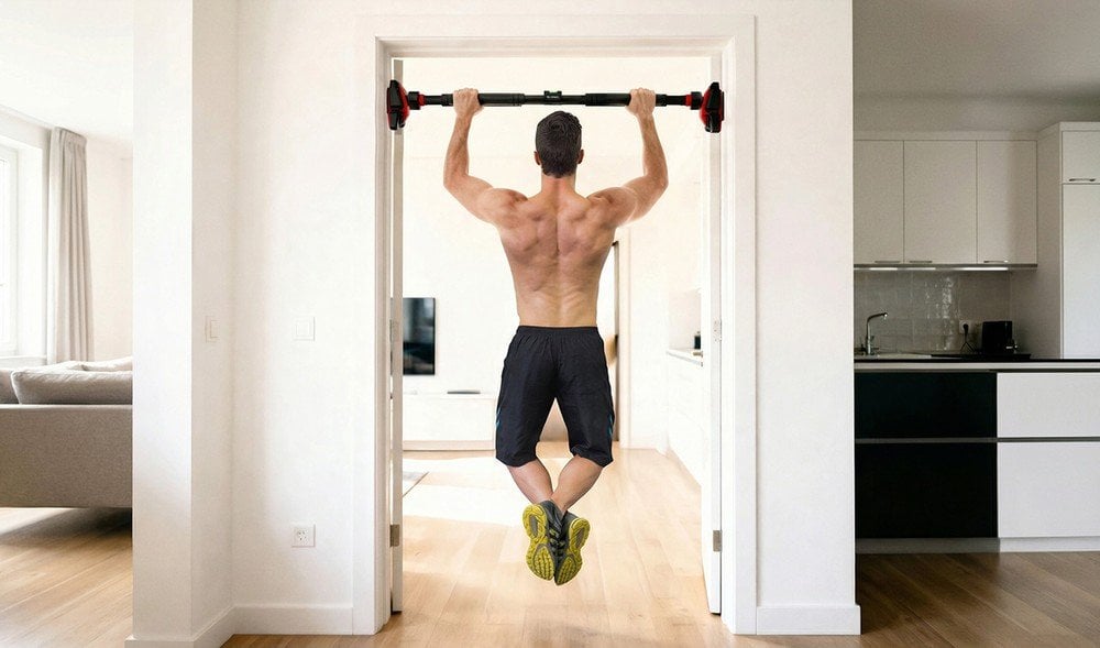 Domácí posilovací hrazda